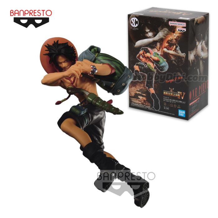 Banpresto Scultures Big Banpresto Figure Colosseum 4 Vol.7 - Portgas D. Ace "One Piece"