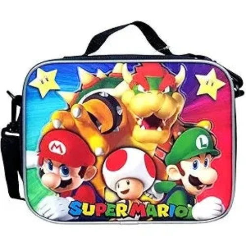 Lunch Box - Super Mario Brothers - Insulated - Black
