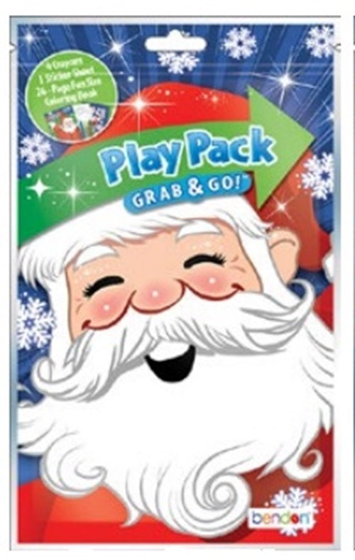 Santa Claus Grab and Go Play Pack Party Favors