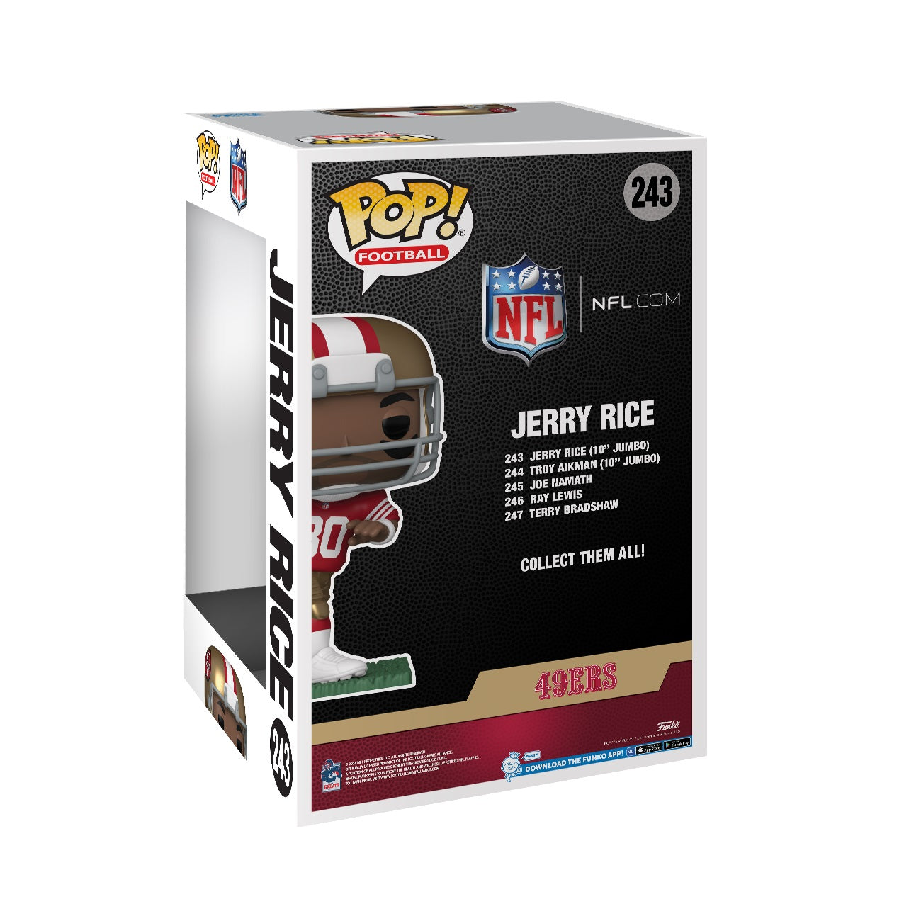 Pre Order: POP NFL Legends: 49ers Jerry Rice 10"