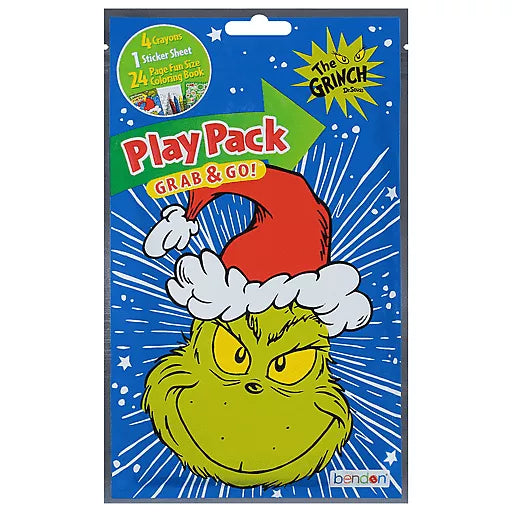 Dr Seuss's The Grinch Grab and Go Play Pack 1ct Party Favors – Partytoyz Inc