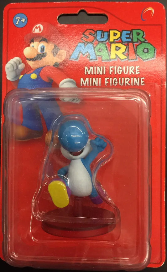 Nintendo Super Mario Bros. Wave 1 2 inch Blue Yoshi Mini Figure