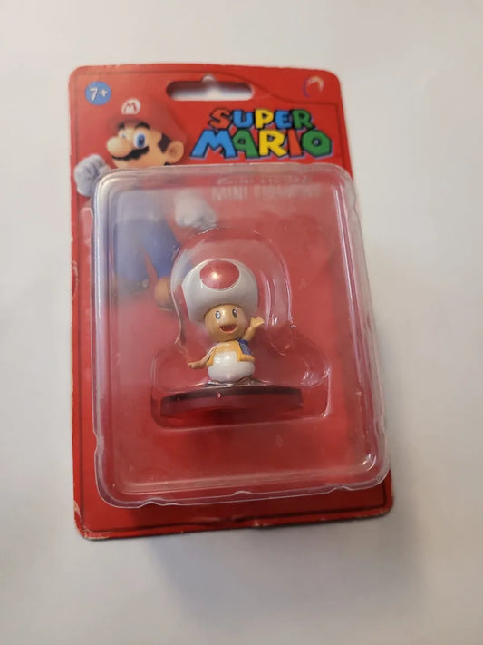 HTF collectible Super Mario Toad Mini Figure 1.75