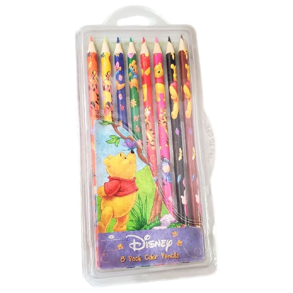 Colored Pencils, Long, Pack of 8 