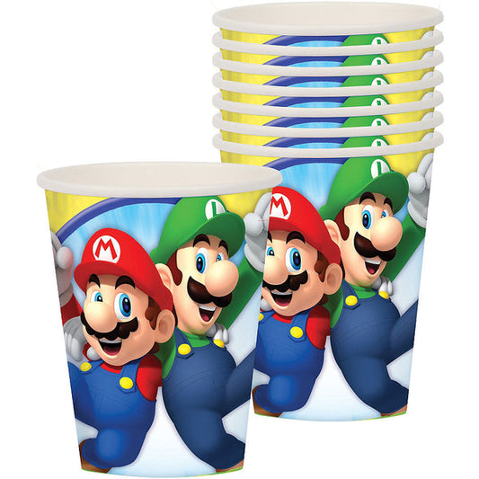 Super Mario Brothers Drink Cups ( 8 ct. ) 9oz