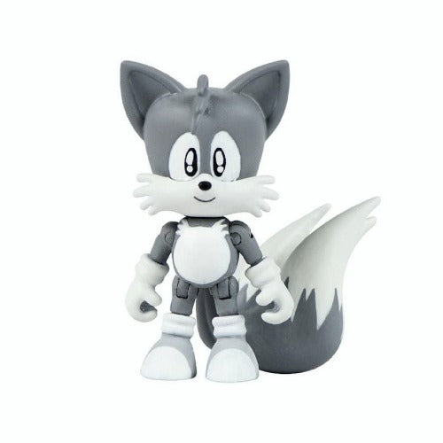 Action Figure Toy - Sonic Boom - Collector Series - Classic Tails - Black and Wh - Partytoyz Inc