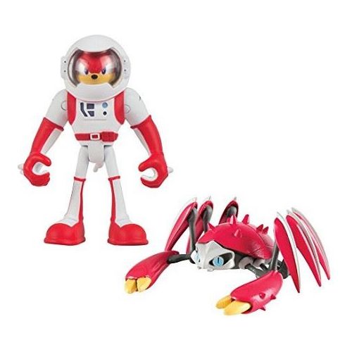 Action Figure Toy - Sonic-Boom - Knuckles + Crabmeat - Spacesuit - Plastic 3 Inc - Partytoyz Inc
