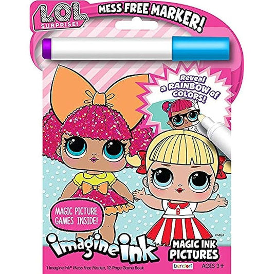 LOL Surprise Imagine Ink Coloring and Activity Book Value Size - Partytoyz Inc