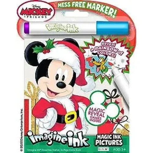 Mickey Mouse Holiday Imagine Ink Coloring and Activity Book Value Size - Partytoyz Inc