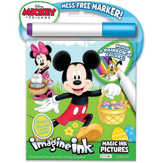 Mickey Mouse Imagine Ink Coloring and Activity Book Value Size - Partytoyz Inc