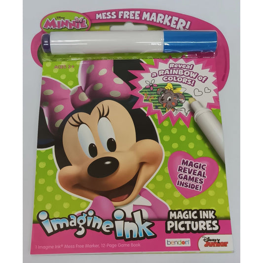 Minnie Mouse Imagine Ink Coloring Book - Partytoyz Inc