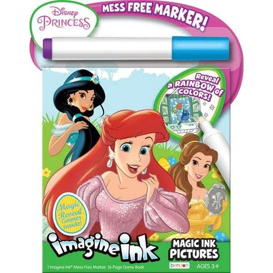 Princess Imagine Ink Coloring and Activity Book Value Size - Partytoyz Inc
