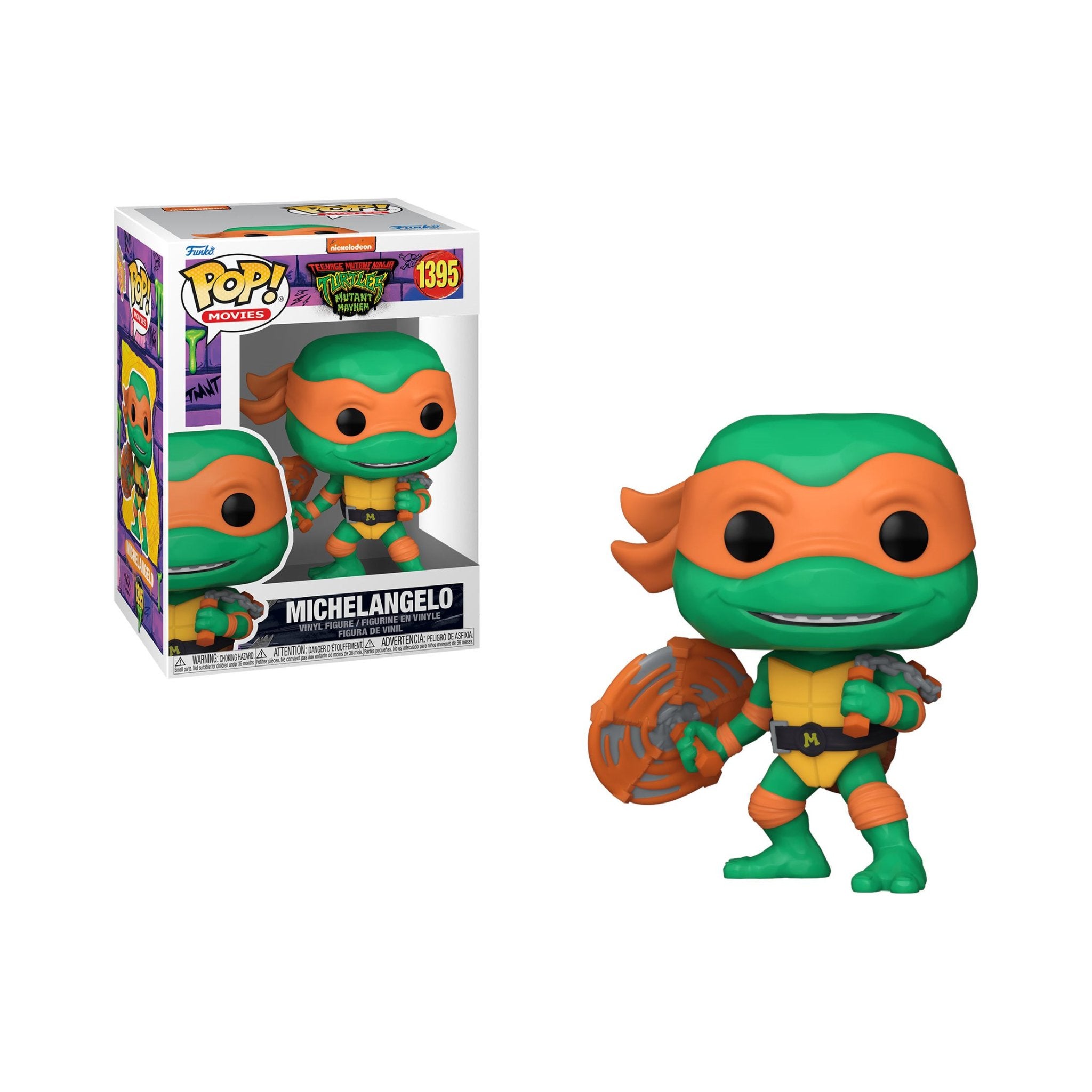 Funko TMNT Mutant Mayhem Movie Michelangelo Pocket Pop And Tee Fan