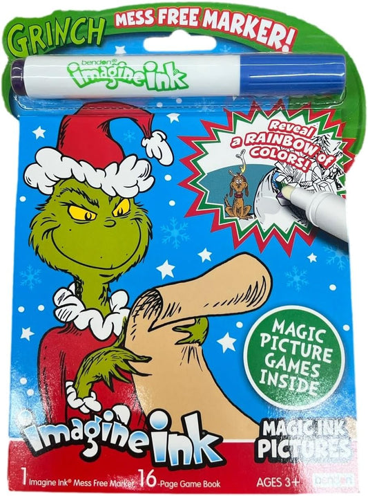 The Grinch Imagine Ink 16p Holiday Activity Book - Partytoyz Inc