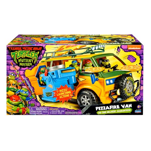 Teenage Mutant Ninja Turtles: Mutant Mayhem Pizza Fire Delivery Van by Playmates Toys