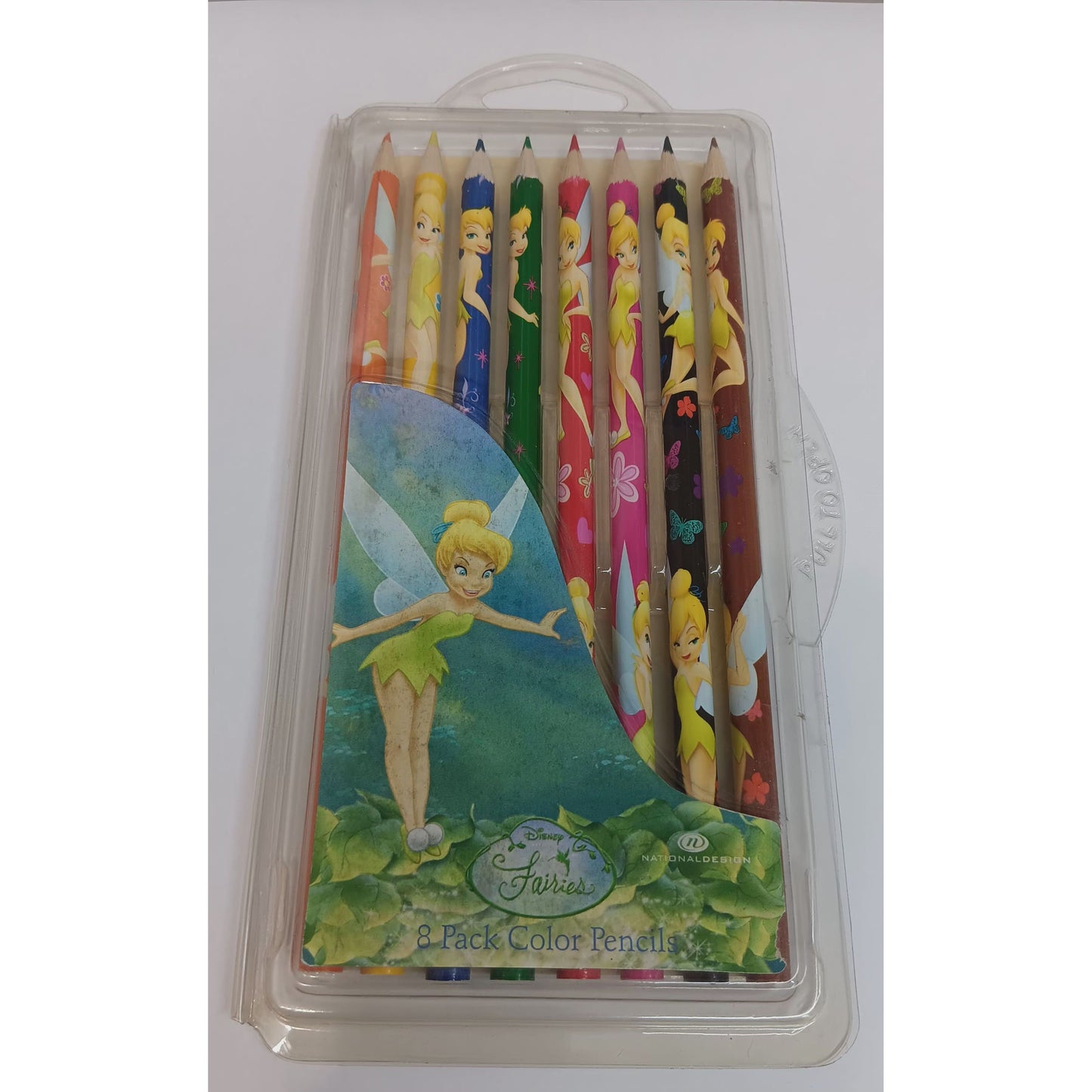 Tinker Bell Pack of 8 Colored Pencils