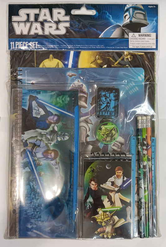 Star Wars 11 piece stationery set