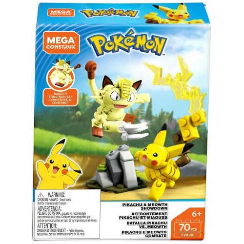 Mega Construx - Pokemon - Pikachu  Candy Bastón 24pc Buildable Set