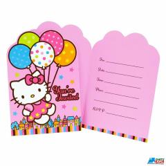 Hello Kitty Pack of 8 InvitationsPartytoyz Inc