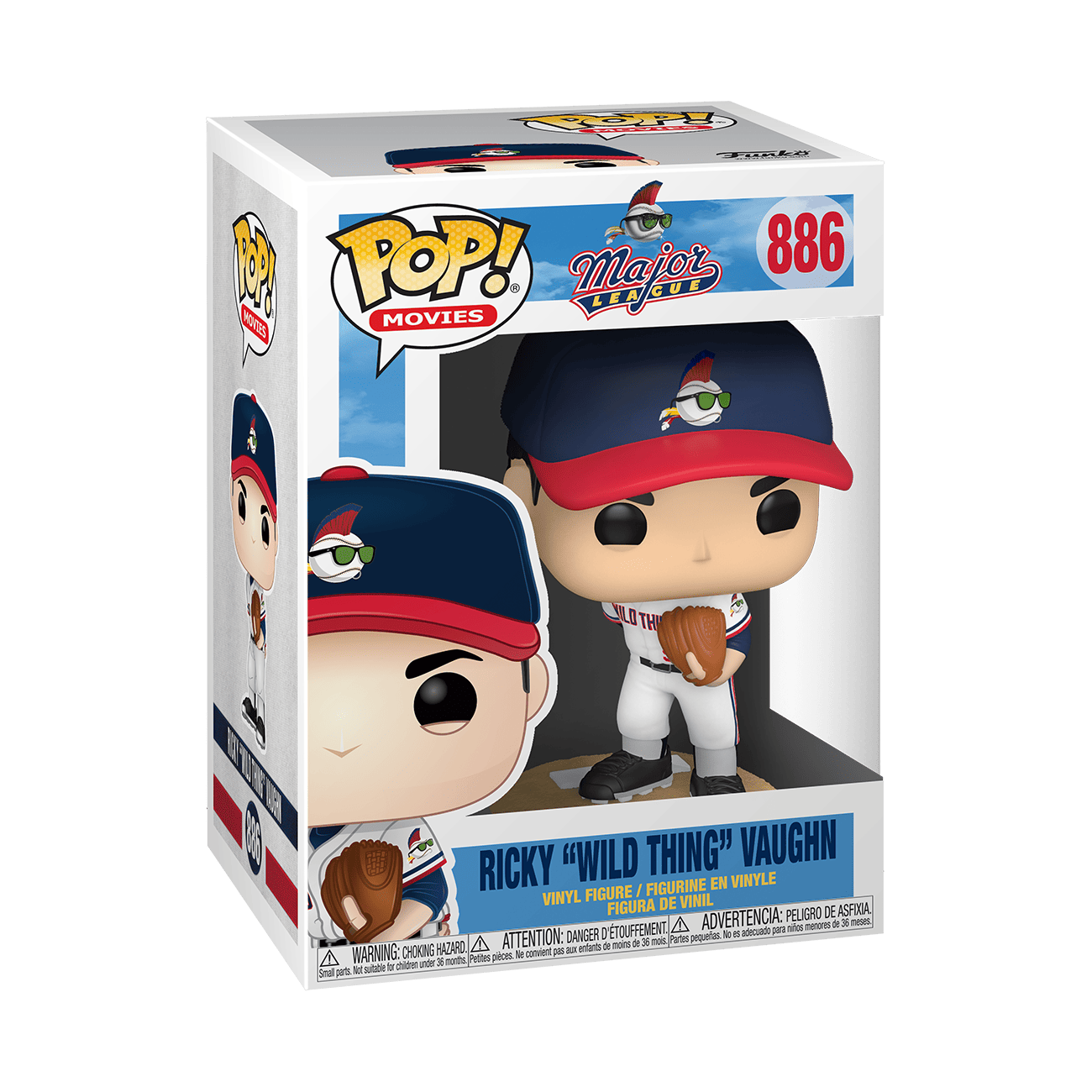 Funko Pop! Major League Ricky "Wild Thing" Vaughn Vinyl Figure