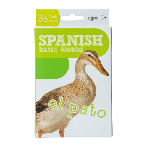 Spanish (Basic Words) 36 Flashcards Age 5+