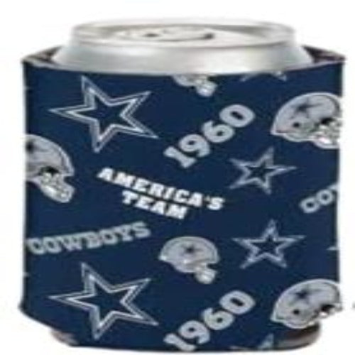 Dallas Cowboys Licensed Scatter Can Cooler Koozie