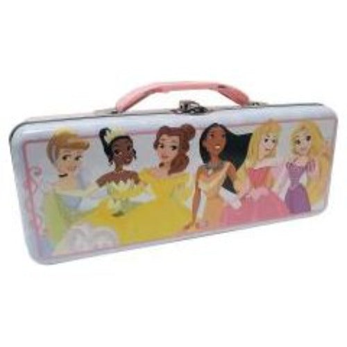 Princess Tin Pencil Box with Handle