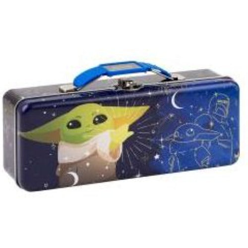 Baby Yoda Tin Pencil Box with Handle