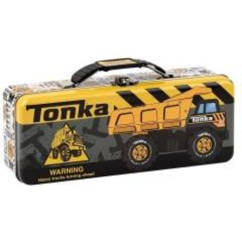 Tonka Tin Pencil Box with Handle