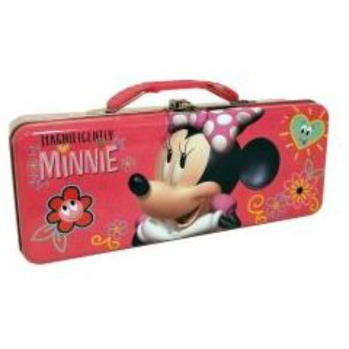 Minnie  Tin Pencil Box with Handle