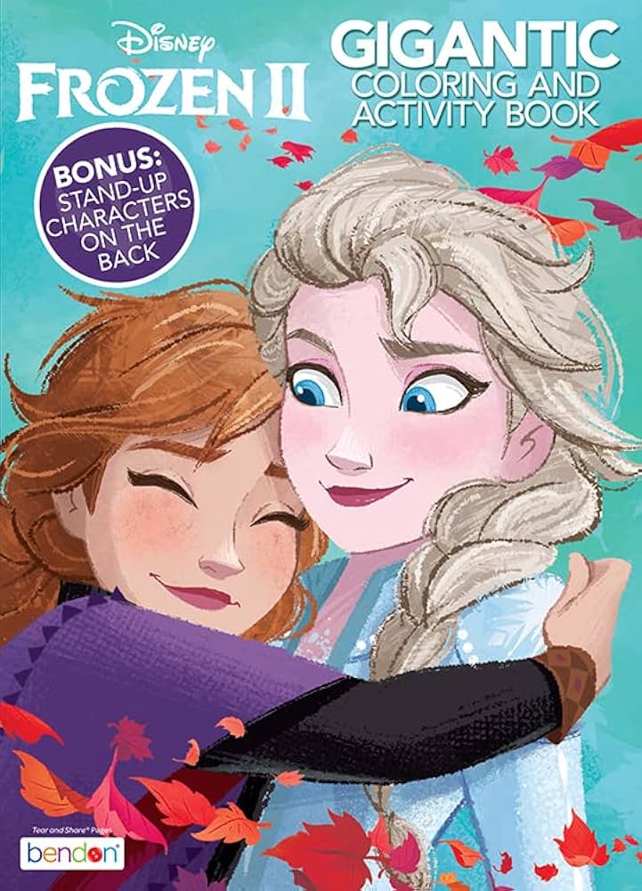 Frozen II Coloring Book for kids - 192p - 1pc