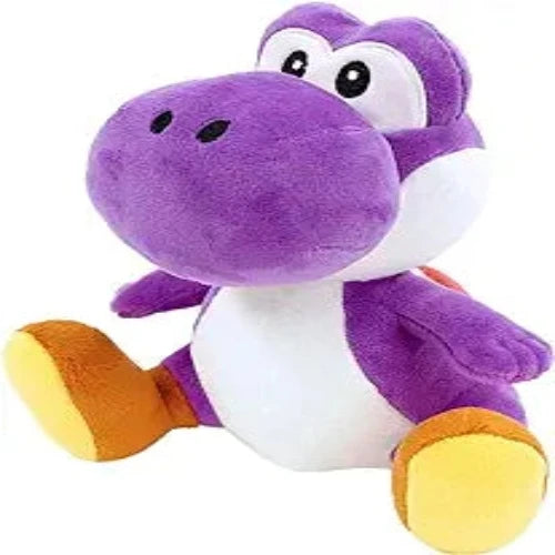 Super Mario All Star Collection Purple Yoshi Plush, 7"