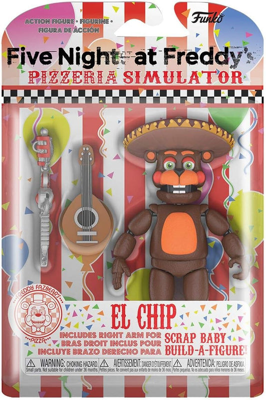 El Chip Action Figure: Five Nights at Freddy's Pizza Sim - Animation