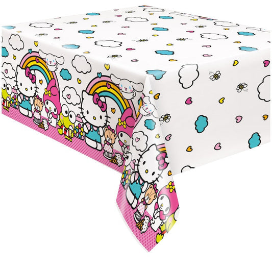 Hello Kitty and Friends Plastic Tablecover 54X84 Inches