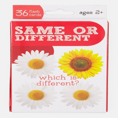 Same or Different 36 Flashcards Age 2+