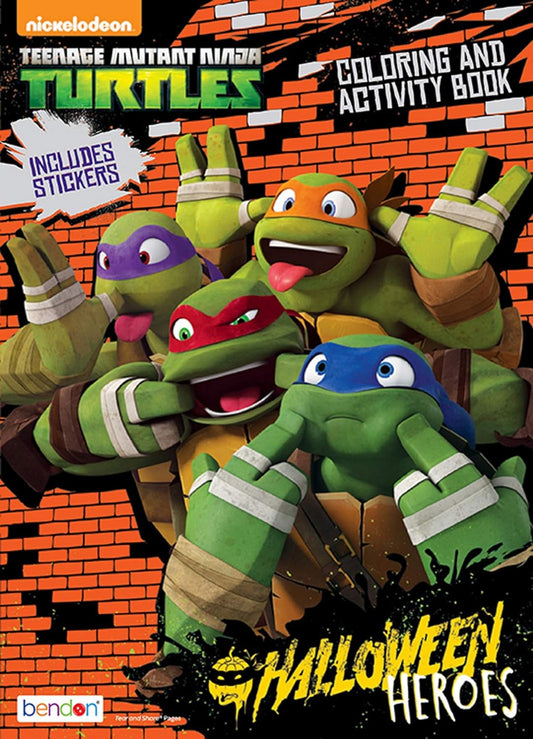 Teenage Mutant Ninja Turtles 24p Coloring and Activity Book Including Stickers