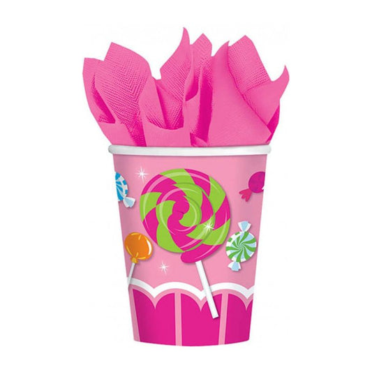 Cups - Sweet Shop - 9oz Paper - 8ct