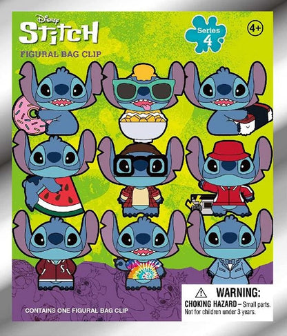 Stitch Figural Bag Clip Keychain (Random 1ct)