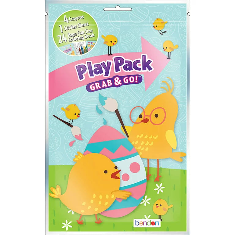 Easter Play Pack Grab'& Go Party Favors 1ct