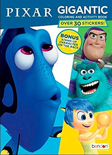 Disney Pixar Gigantic Coloring and Activity Book with over 30 Stickers and 192p Coloring Book