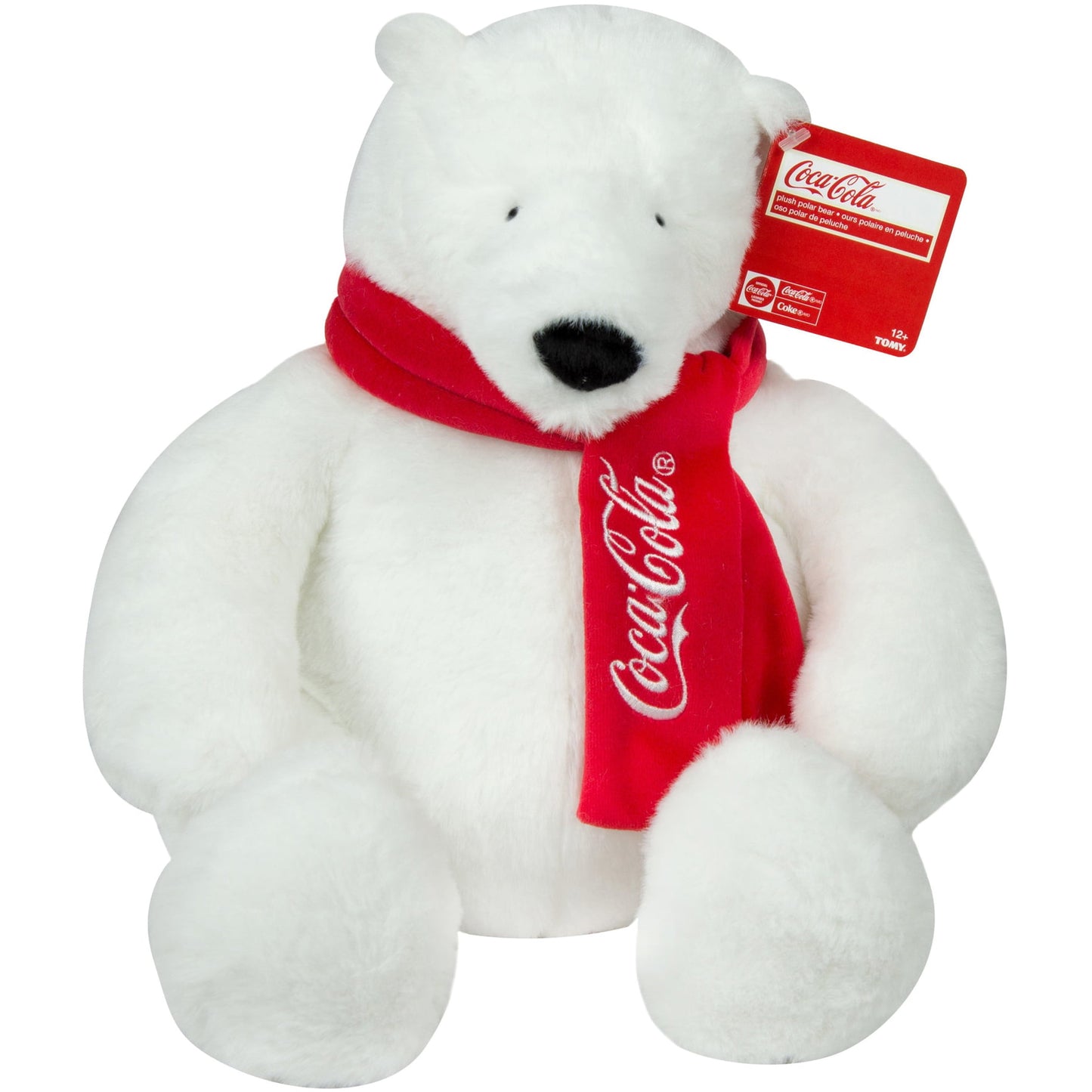 COCA-COLA 16IN PLUSH POLAR BEAR WITH SCARF