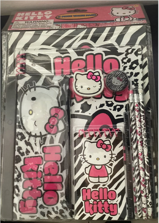 Hello Kitty 11 piece stationery set