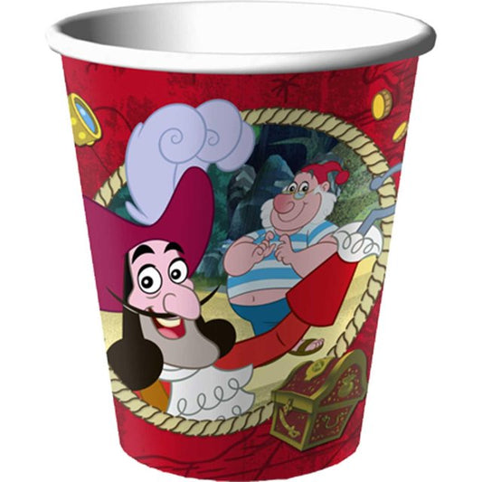 Cups - Jake and the never land Pirates - 9oz Paper - 8ct