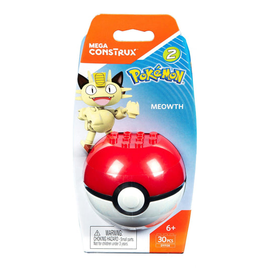 Mega Construx - Pokemon - Meowth - 30pc Buildable Set