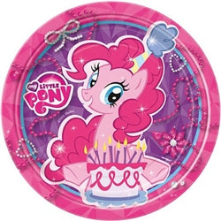 Plates - My Little Pony - Small 7 Inch - Paper - 8ct - Round