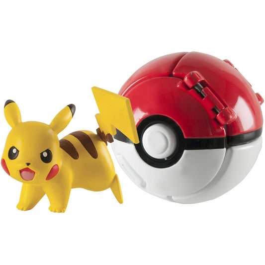 Pokemon Pikachu And Pokeball Action Figure