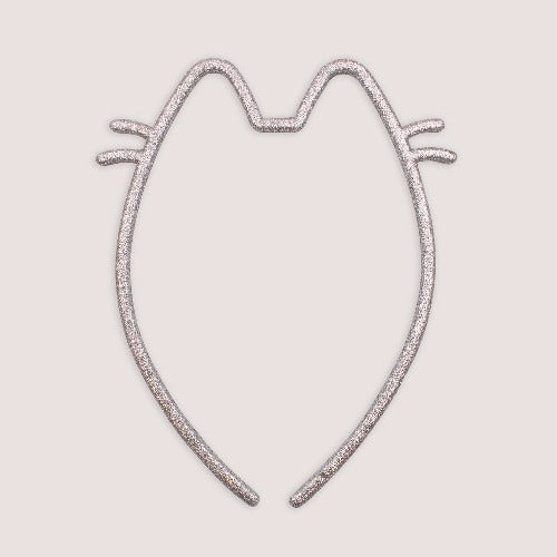 Pusheen Cat Ears Sparkling Headband, Grey