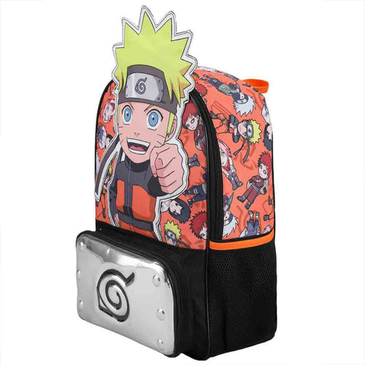 NARUTO SHIPPUDEN CHARACTER DIE CUT KIDS BACKPACK