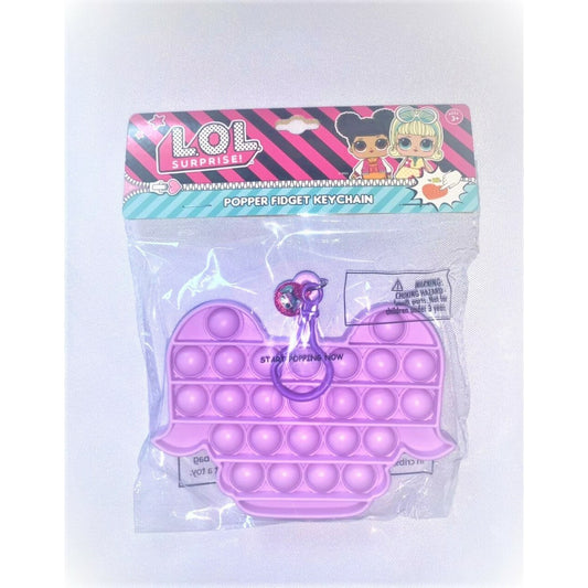 L.O.L. Popper Fidget Keychain Purple