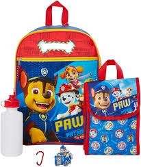 Backpack 16 inch, 5 Piece Set, Paw Patrol